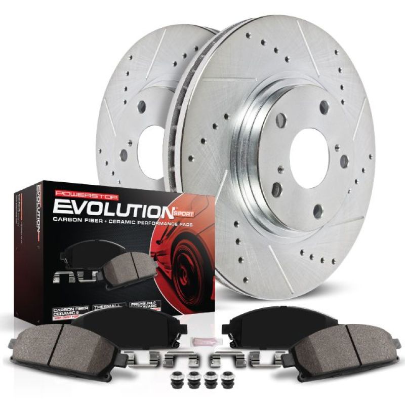 Power Stop 08-15 Mitsubishi Lancer Rear Z23 Evolution Sport Brake Kit-thumbmail-2