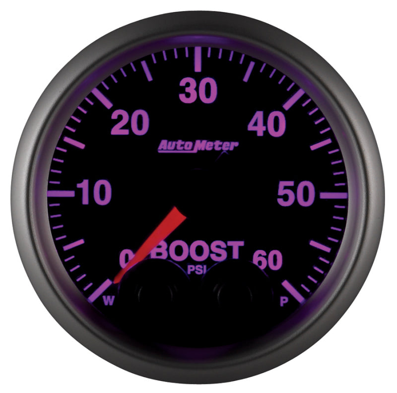 Autometer Elite 52mm 0-60 PSI Boost Peak & Warn w/ Electronic Control Gauge-thumbmail-5