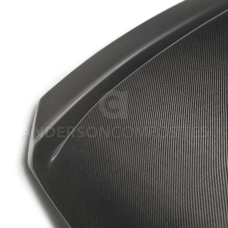 Anderson Composites 10-12 Ford Mustang Type-CJ 3in Carbon Fiber Cowl Hood-thumbmail-6