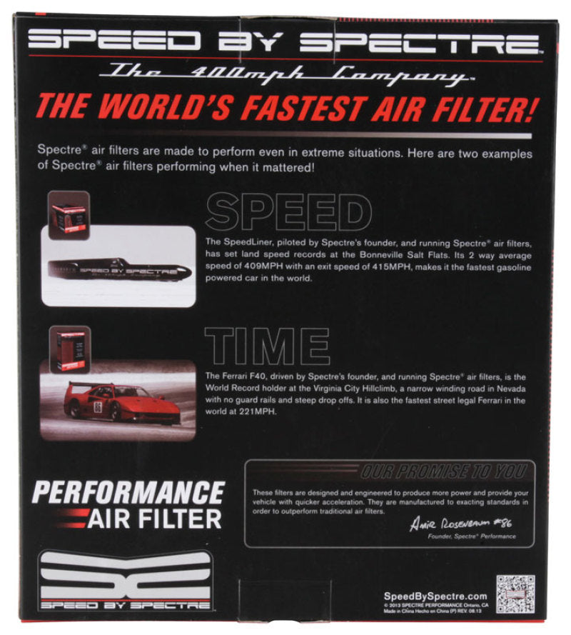 Spectre 2010 BMW 525i 3.0L L6 F/I Replacement Panel Air Filter-thumbmail-11