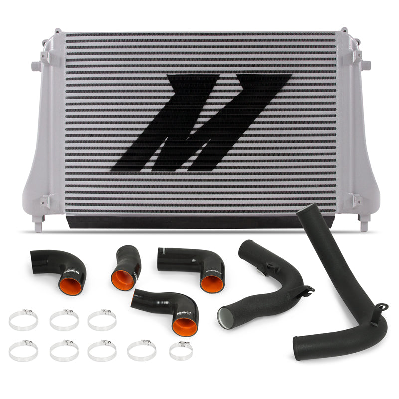 Mishimoto 2015+ VW MK7 Golf TSI / GTI / R Performance Intercooler Kit w/ Pipes (Black)-thumbmail-2