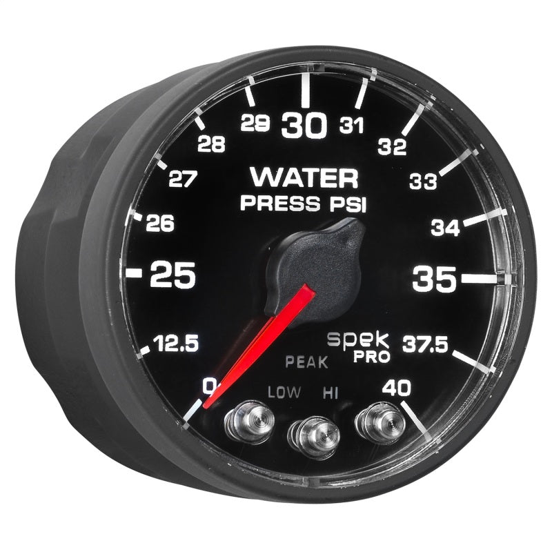 Autometer Spek-Pro - Nascar 2-1/16in Water Press 0- 40 psi Bfb-thumbmail-4