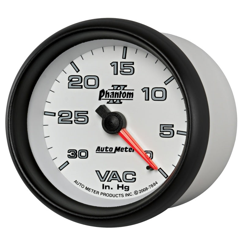 AutoMeter Gauge Vacuum 2-5/8in. 30Inhg Mechanical Phantom II-thumbmail-5