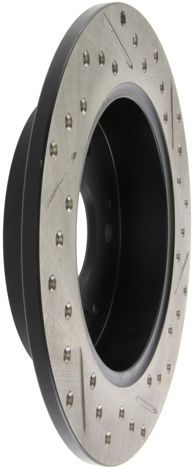 StopTech 06-09 Honda Civic Ex/Si Slotted & Drilled Right Rear Rotor-thumbmail-2