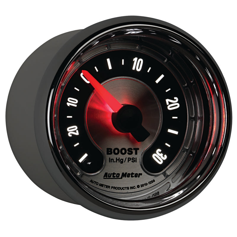 Autometer American Muscle 52mm Full Sweep Electric 30 In Hg.-Vac/30PSI Boost Vacuum Gauge-thumbmail-6