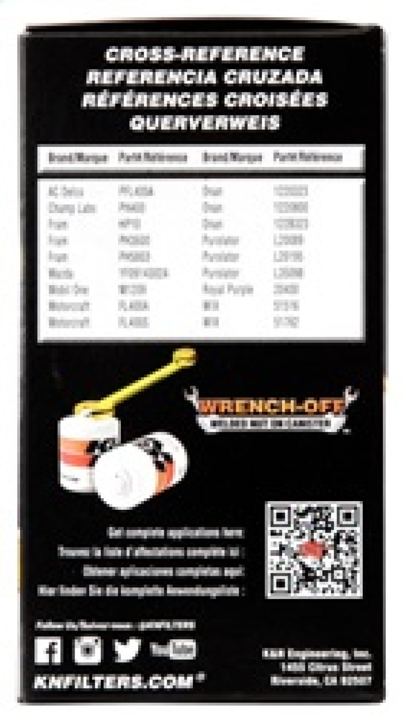 K&N 03-05 Neon SRT-4 / Lotus Elise Performance Gold Oil Filter-thumbmail-11
