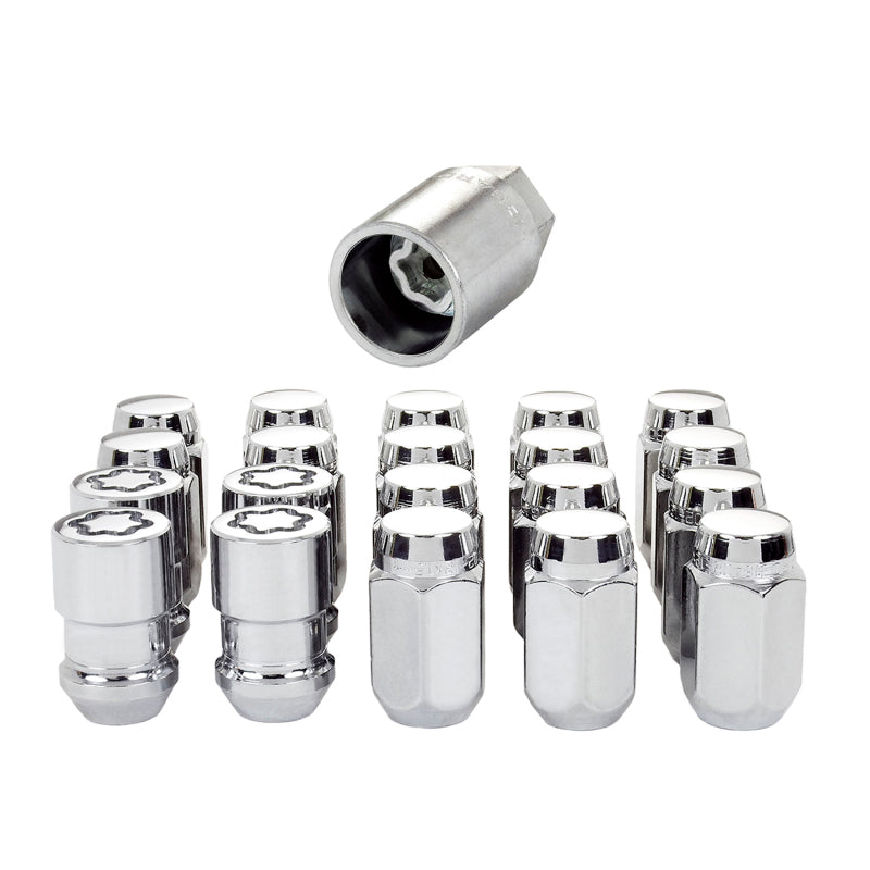 McGard 5 Lug Hex Install Kit (Clamshell) w/Locks (Cone Seat Nut) 1/2-20 / 13/16 Hex - Chrome-thumbmail-2