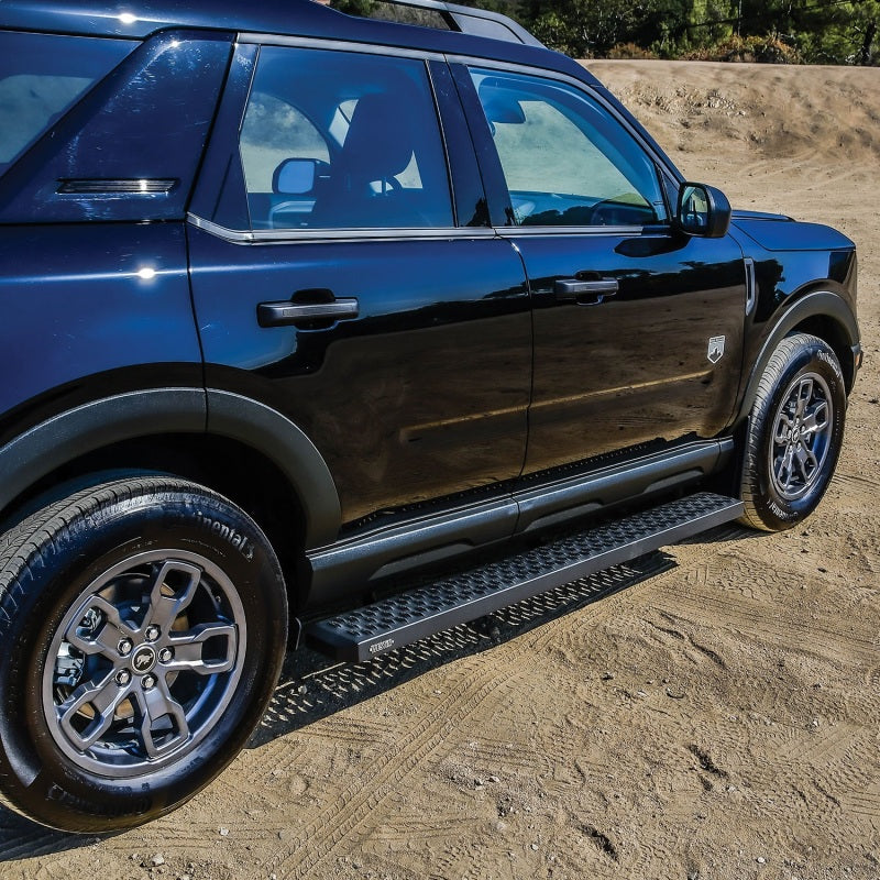 Westin Grate Steps Running Boards 68 in - Textured Black-thumbmail-5