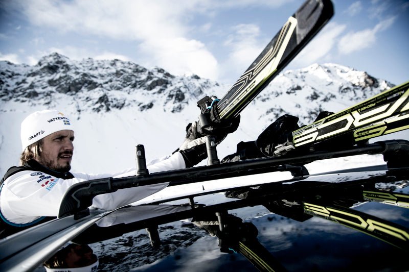 Thule Skiclick Roof Mount Ski Transporter (Fits 1 Pair of Skis) - Black-thumbmail-9