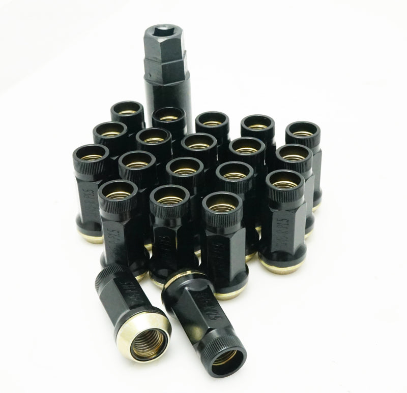 Wheel Mate Muteki SR45R Lug Nut Kit 12x1.5 - Black-thumbmail-1