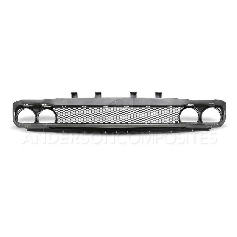 Anderson Composites 15-18 Dodge Challenger Type-AS Front Upper Grille-thumbmail-4