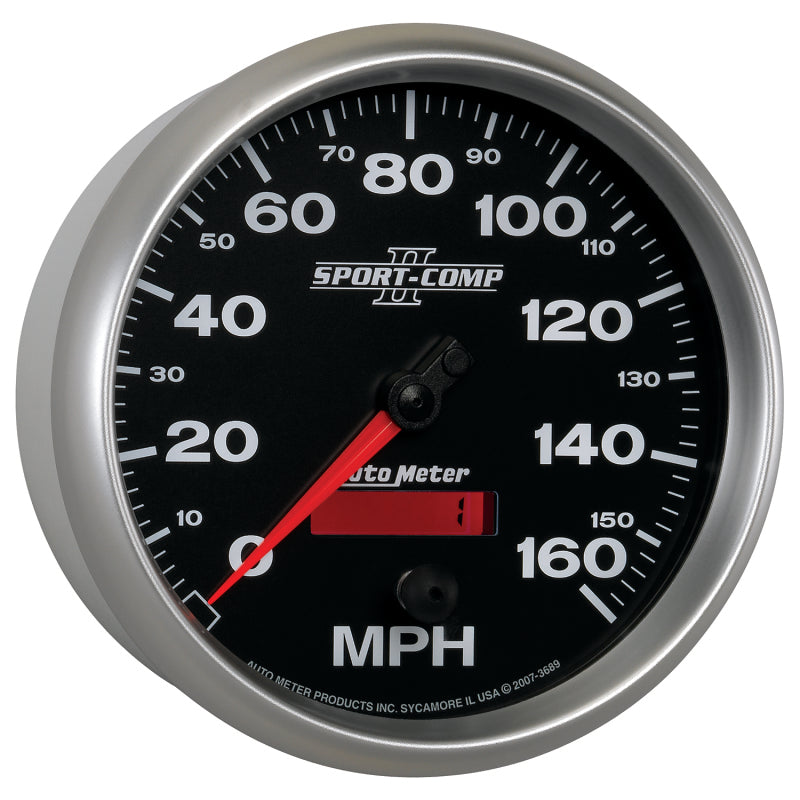 Autometer Sport-Comp II 5 inch 0-160MPH Electronic Programmable Speedometer-thumbmail-6
