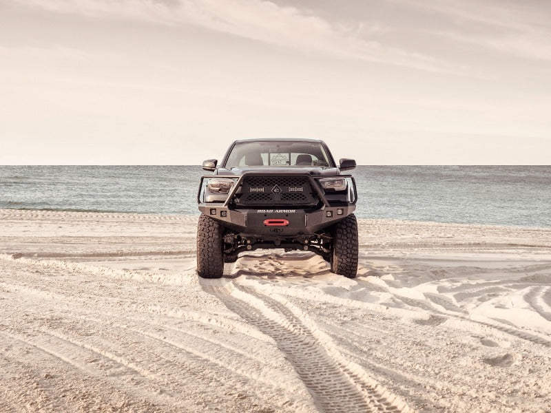 Road Armor 16-20 Toyota Tacoma Stealth Front Winch Bumper w/Lonestar Guard - Tex Blk-thumbmail-8