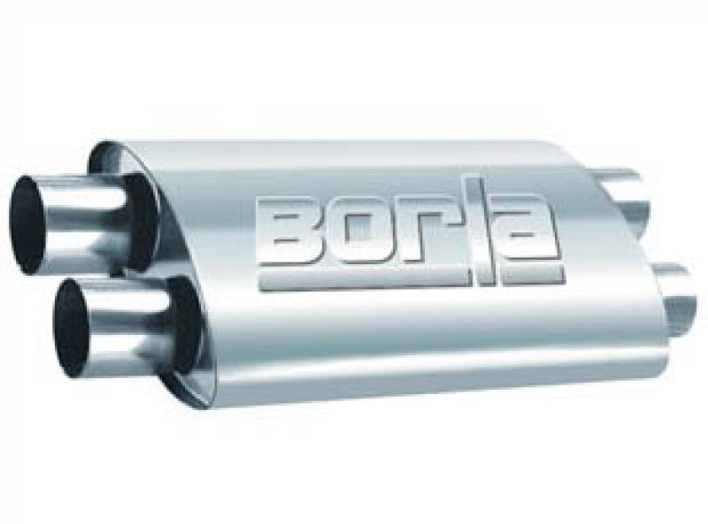 Borla 2.50in Dual In/Out 19in x 9.5in x 4in PRO-XS Muffler-thumbmail-2
