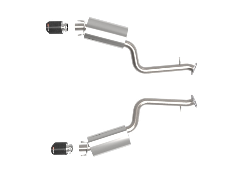 aFe Lexus IS350 14-22 V6-3.5L Takeda Axle-Back Exhaust System- Carbon Fiber Tip-thumbmail-9