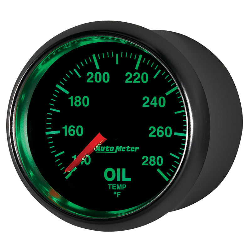 Autometer GS Series 2-1/16in Oil Temperature Gauge 140-280 Degrees Electric Full Sweep-thumbmail-6