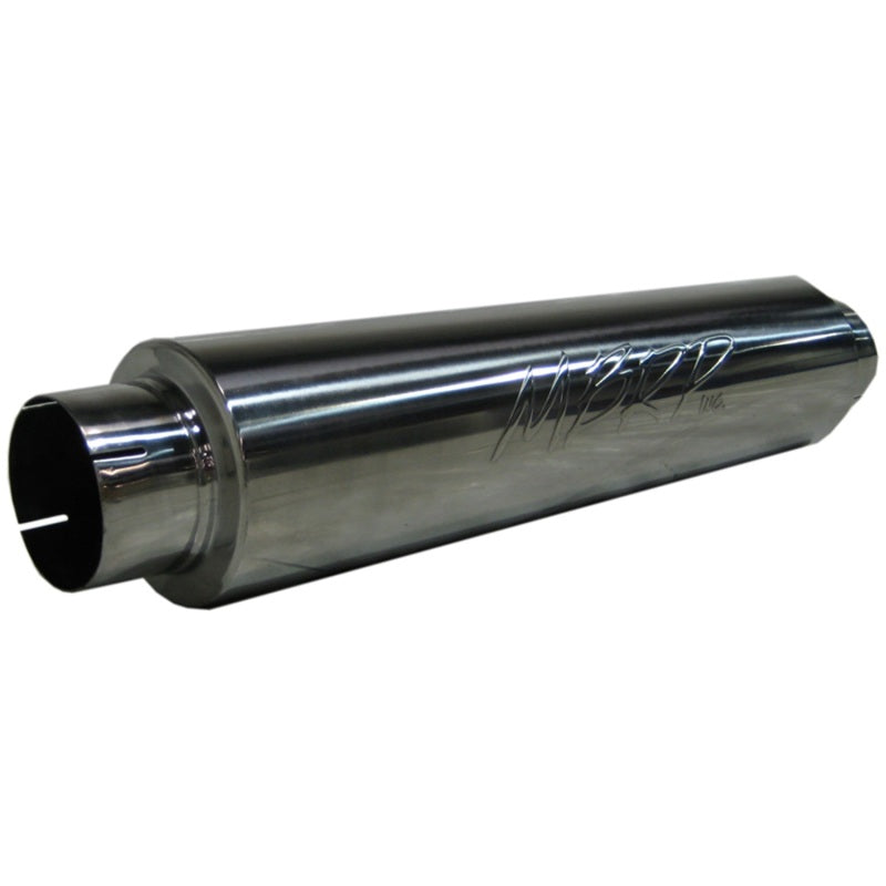MBRP Replaces all 30 overall length mufflers Muffler 4 Inlet /Outlet 24 Body 30 Overall T409-thumbmail-2