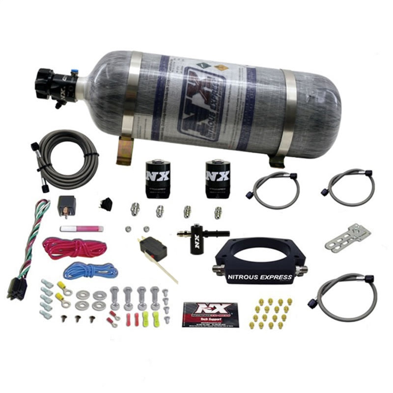 Nitrous Express LT2 C8 Nitrous Plate Kit (50-300HP) w/Composite Bottle-thumbmail-2