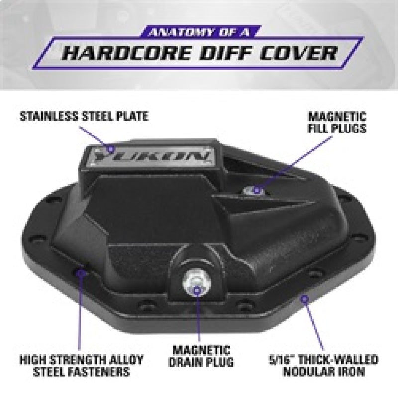 Yukon Gear Hardcore Nodular Iron Cover for Chrysler 9.25in Rear Differential-thumbmail-15