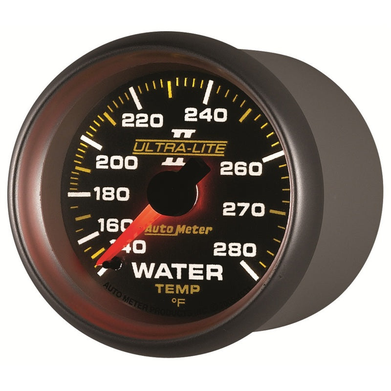 Autometer Ultra-Lite II 52mm 140-280 Deg F Mechanical Water Temp Gauge-thumbmail-3