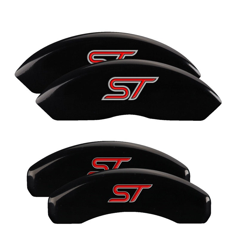 MGP 4 Caliper Covers Engraved Front & Rear MGP Black finish silver ch-thumbmail-3