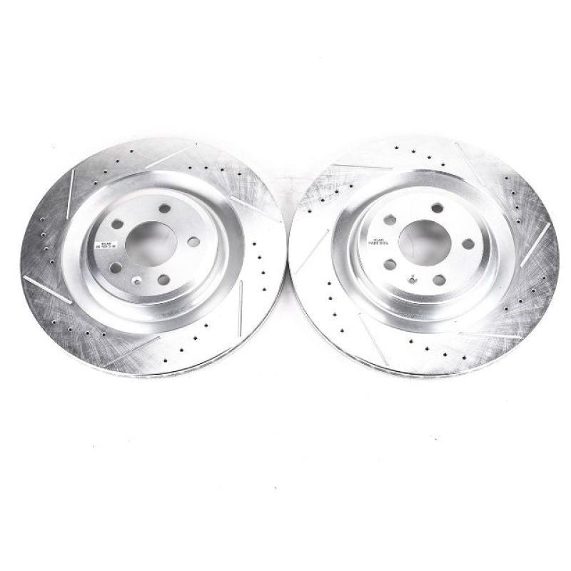 Power Stop 16-18 Audi A7 Quattro Rear Evolution Drilled & Slotted Rotors - Pair-thumbmail-1