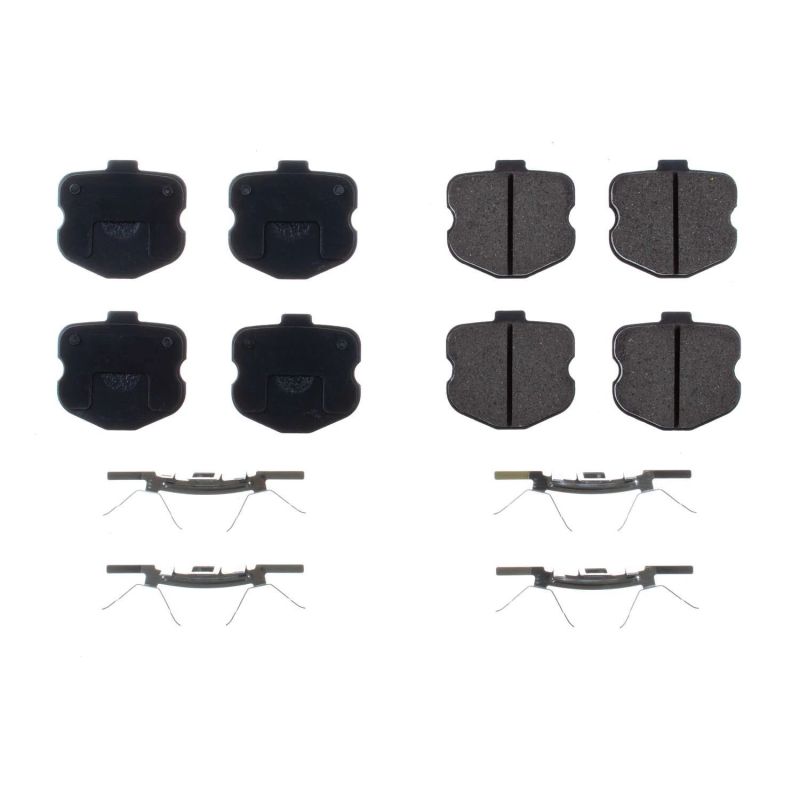 Power Stop 06-13 Chevrolet Corvette Rear Z17 Evolution Ceramic Brake Pads w/Hardware-thumbmail-1