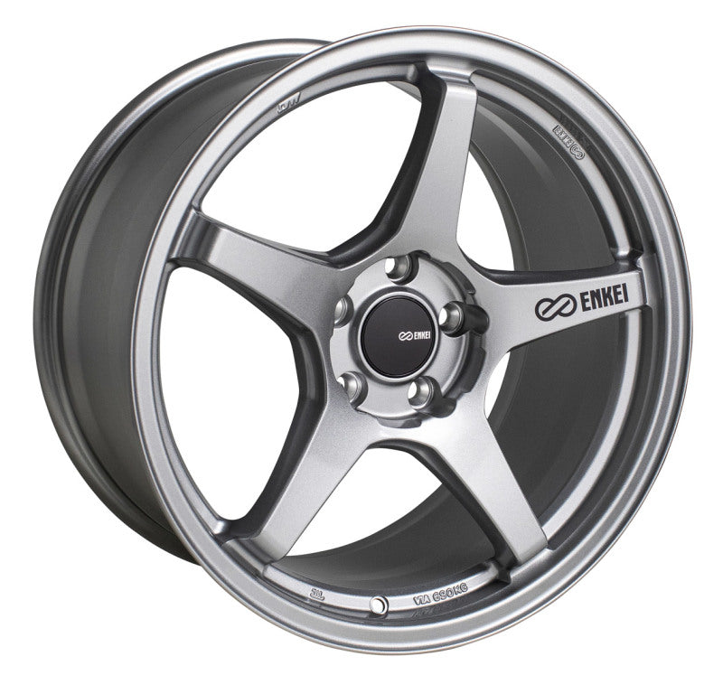 Enkei TS-5 17x8 5x100 45mm Offset 72.6mm Bore Storm Grey-thumbmail-1
