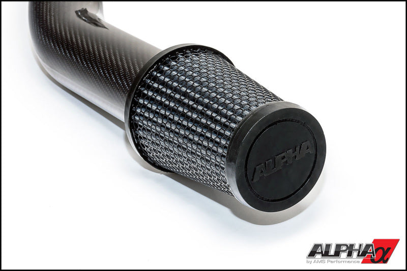 AMS Performance 2009+ Nissan GT-R R35 (CBA/DBA) Alpha Carbon Fiber Intake Pipes for Stock Turbos-thumbmail-3