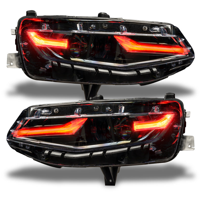 Oracle 19-21 Chevy Camaro LS/LT RGB+A Headlight DRL Upgrade Kit - ColorSHIFT w/ BC1 Controller-thumbmail-23