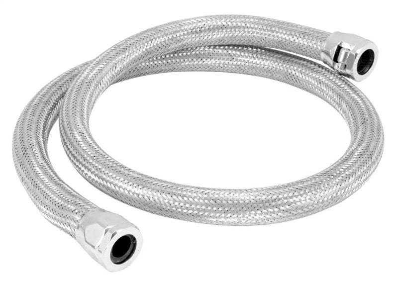 Spectre Stainless Steel Flex Heater Hose Kit 5/8in. Diameter - 4ft. Chrome-thumbmail-2