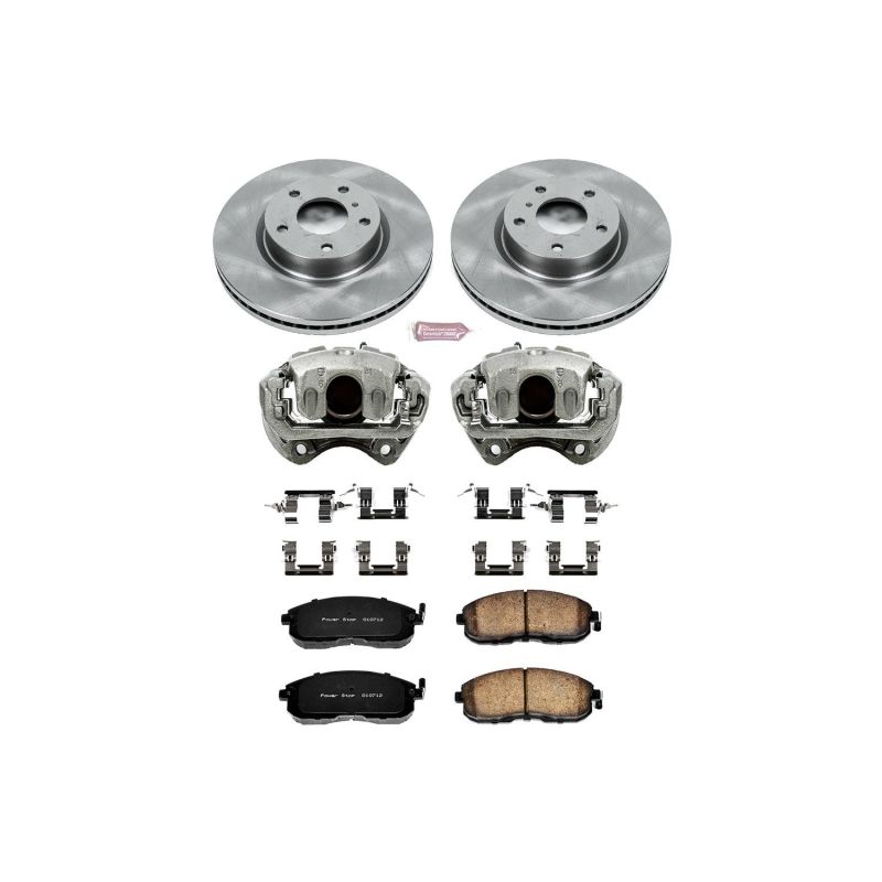 Power Stop 03-05 Infiniti G35 Front Autospecialty Brake Kit w/Calipers-thumbmail-1