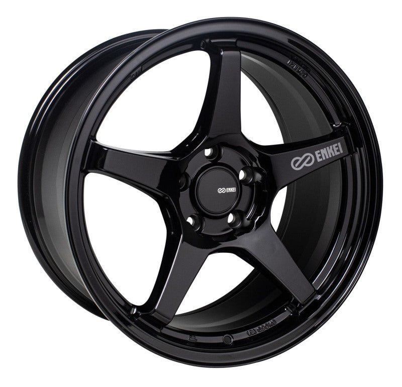 Enkei TS-5 18x9.5 5x100 45mm Offset 72.6mm Bore Gloss Black-thumbmail-1