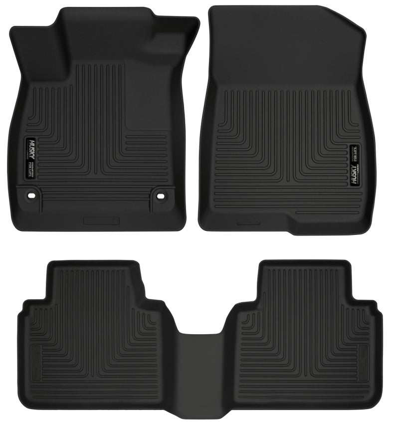 Husky Liners 2018 Honda Accord WeatherBeater Black Front & 2nd Seat Floor Liners-thumbmail-2