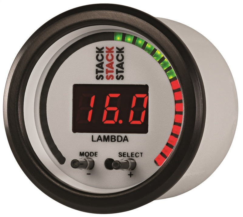 Autometer Stack 52mm Pro-Control Wideband Air/Fuel Ratio (Lambda) Gauge - White-thumbmail-5