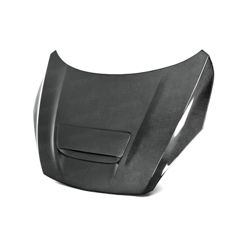 Seibon 10-12 Mazda MazdaSpeed3 OEM Style Carbon Fiber Hood-thumbmail-2