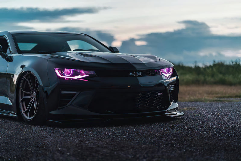 Oracle 16-18 Chevy Camaro RGB+W Headlight DRL Upgrade Kit - ColorSHIFT w/o Controller-thumbmail-13