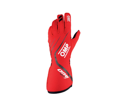 OMP One Evo X Gloves White - Size L (Fia 8856-2018)