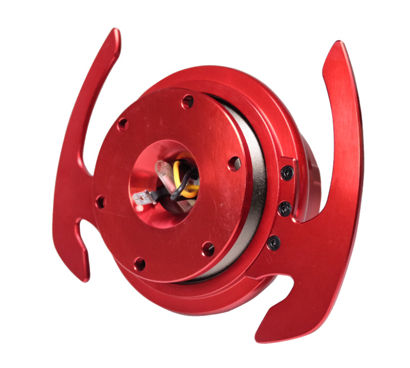 NRG Quick Release Kit Gen 4.0 - Red Body / Red Ring w/ Handles-thumbmail-3