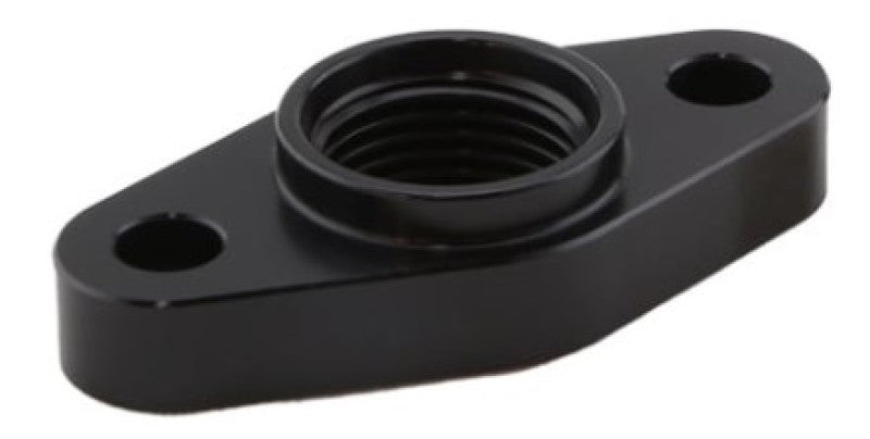 Turbosmart Billet Turbo Drain Adapter w/ Silicon O-Ring 52mm Mounting Holes - T3/T4 Style Fit-thumbmail-1