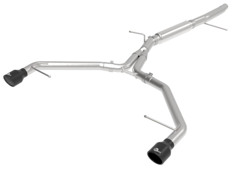aFe 17-19 Audi A4 (L4-2.0L) MACH Force-Xp  Stainless Steel Axle-Back Exhaust System - Black Tip-thumbmail-6