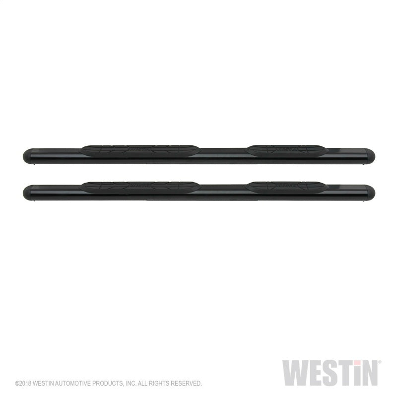 Westin Premier 4 Oval Nerf Step Bars 75 in - Black-thumbmail-14