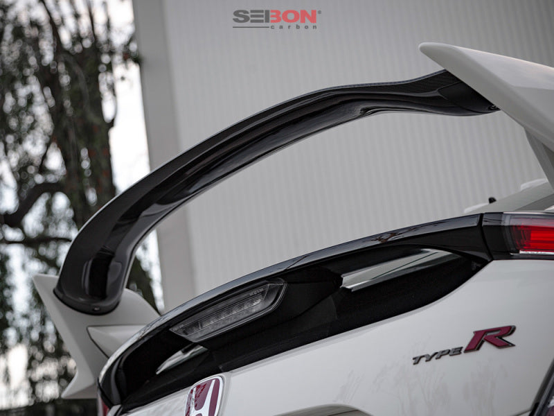 Seibon 2017 Honda Civic Type-R OE Carbon Fiber Rear Center Spoiler-thumbmail-3