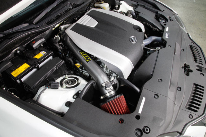 AEM 14-15 Lexus GS350 V6-3.5L F/I Gunmetal Gray Cold Air Intake-thumbmail-3