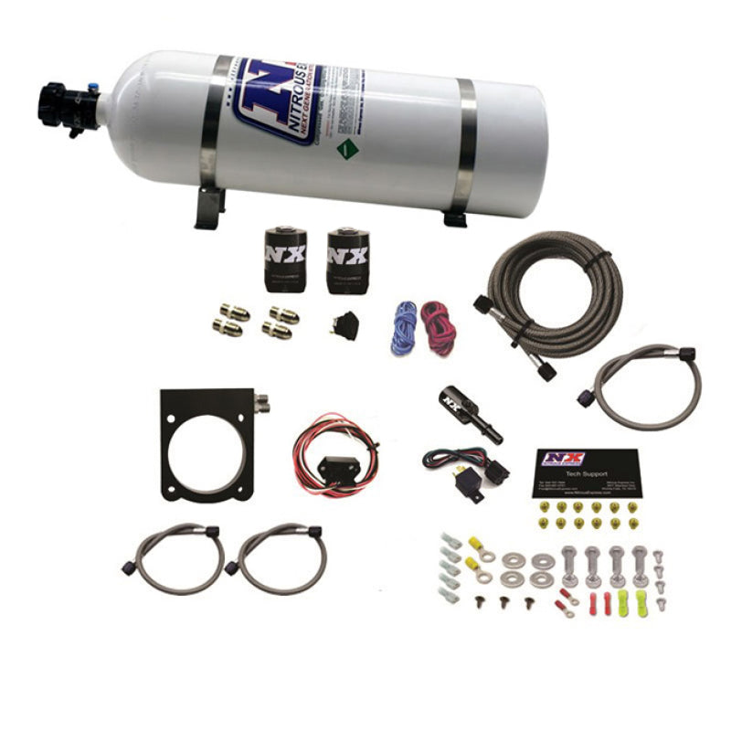 Nitrous Express Dodge 3.6L V6 Nitrous Plate Kit (50-200HP) w/15lb Bottle-thumbmail-2