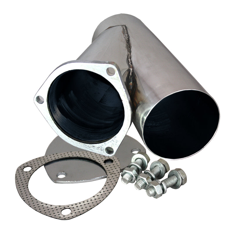 QTP 4in Weld-On QTEC Exhaust Cutout Y-Pipe-thumbmail-6