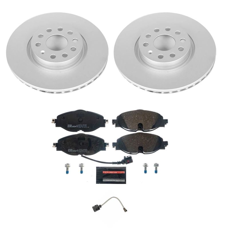 Power Stop 15-18 Audi A3 Front Euro-Stop Brake Kit-thumbmail-1