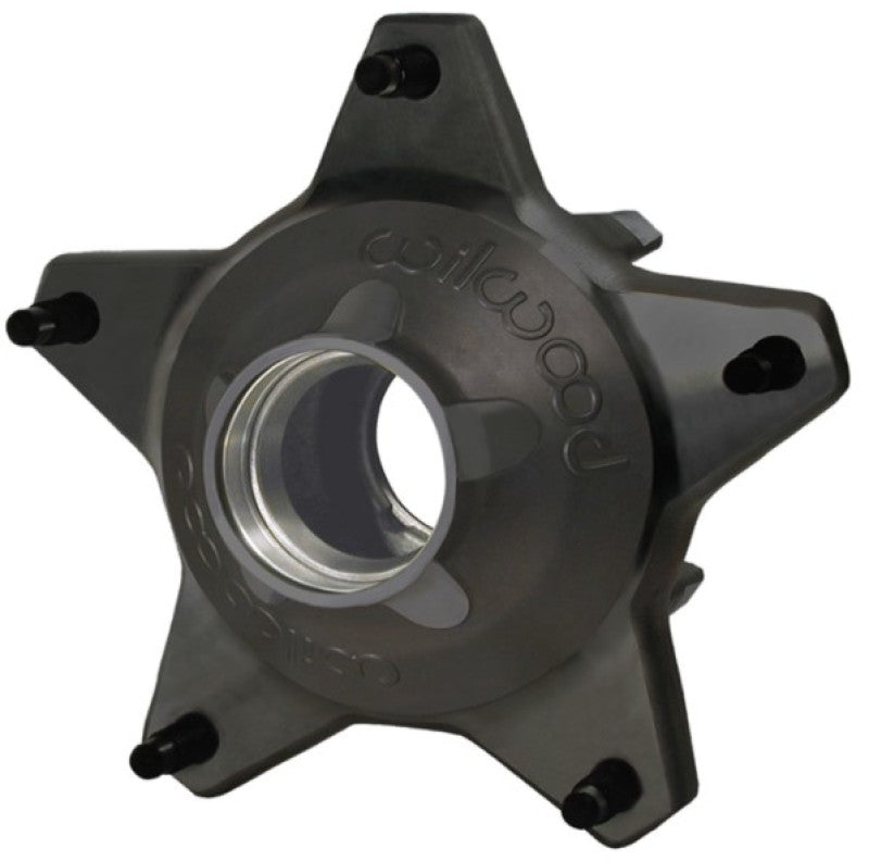 Wilwood Hub-Starlite 55 Front w/Snap-Cap Std. Offset 5/8 C Studs-Black-thumbmail-1