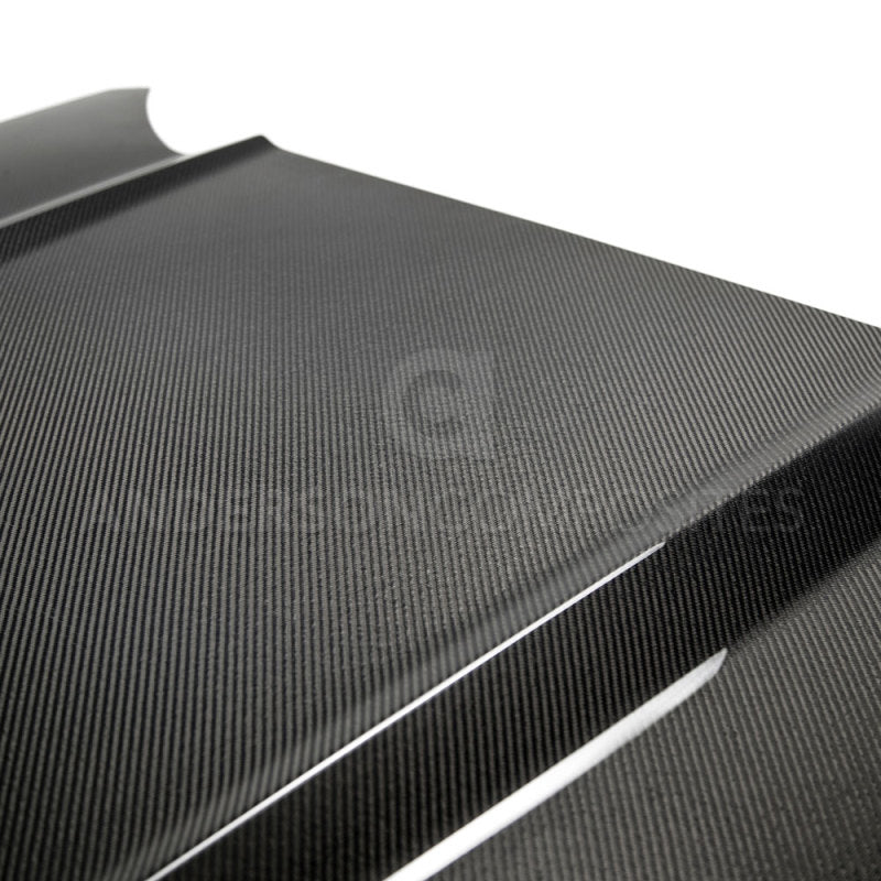 Anderson Composites 2015-2017 Ford Mustang Double Sided Carbon Fiber Type-OE Style Hood-thumbmail-6
