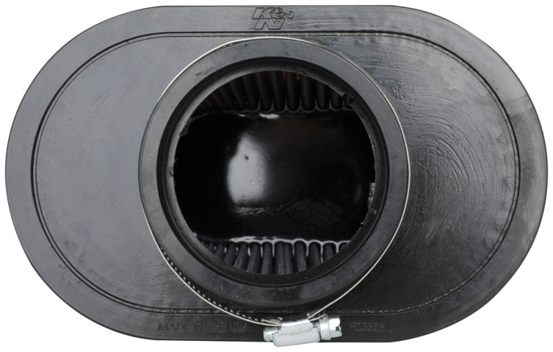 K&N Universal Clamp-On Air Filter 3.5in Flg ID x 8.5x5.25in B OD x 6.25x4in T OD x 5.5in H-thumbmail-3